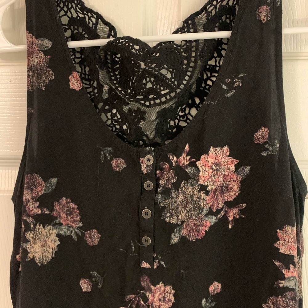 Cute floral dress with lace🌸